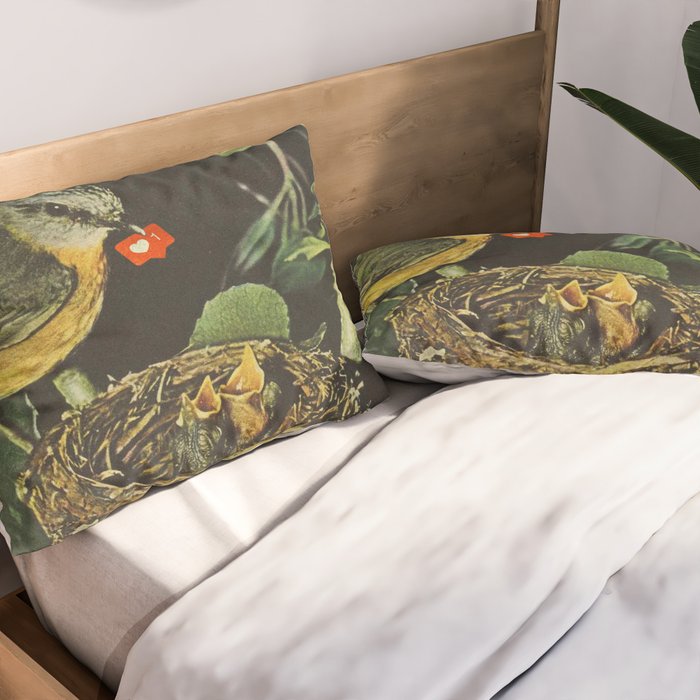 Birdie likes Pillow Sham Gallery Image 2