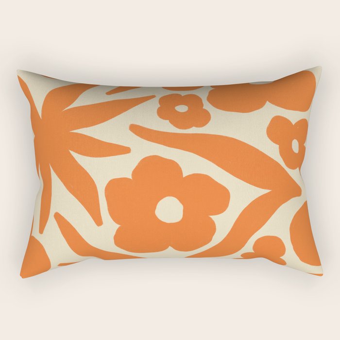 Floral eight Rectangular Pillow Gallery Image 1