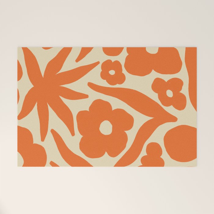 Floral eight Welcome Mat Gallery Image 1