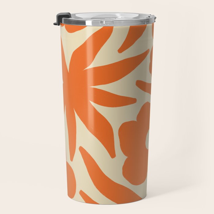 Floral eight Travel Mug Gallery Image 3