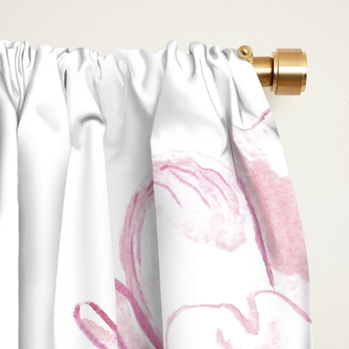 Abstract Flowers #society6 #buyart Window Curtain Gallery Image 2