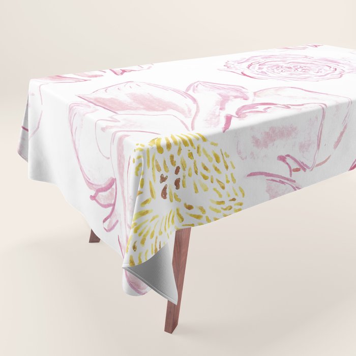 Abstract Flowers #society6 #buyart Tablecloth Gallery Image 1