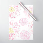 Abstract Flowers #society6 #buyart Wrapping Paper Gallery Image 1