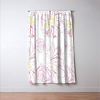 Abstract Flowers #society6 #buyart Window Curtain Gallery Image 3
