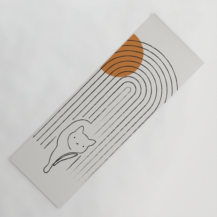 Cat Landscape 154 Yoga Mat Gallery Image 1