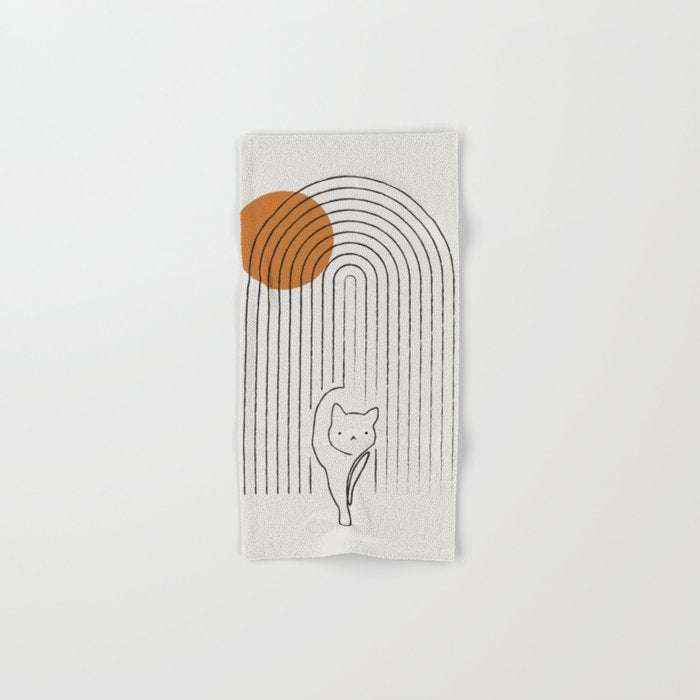 Cat Landscape 154 Bath Towel Gallery Image 1