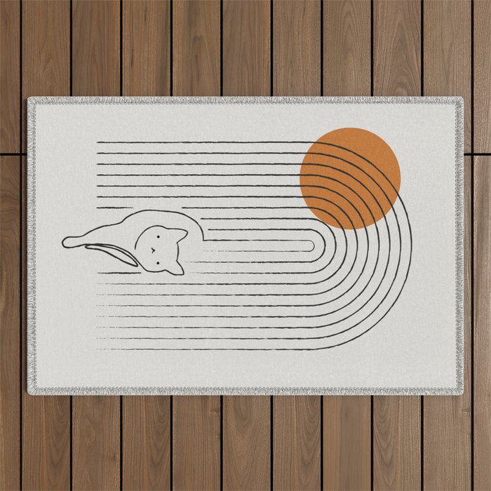 Cat Landscape 154 Outdoor Rug Gallery Image 1