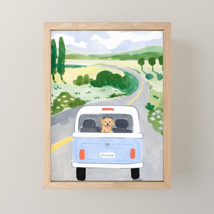 Road Trip II Mini Art Print Gallery Image 1