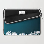 Minimalist Ice Bergs in the blue Ocean Laptop Sleeve Gallery Image 2