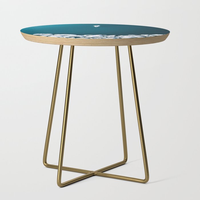 Minimalist Ice Bergs in the blue Ocean Side Table Gallery Image 1