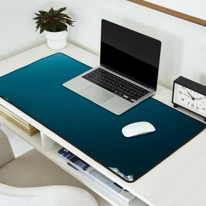 Minimalist Ice Bergs in the blue Ocean Desk Mat Gallery Image 2