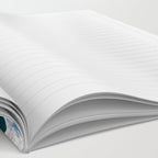 Minimalist Ice Bergs in the blue Ocean Notebook Gallery Image 2