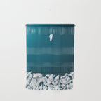 Minimalist Ice Bergs in the blue Ocean Wall Hanging Gallery Image 1