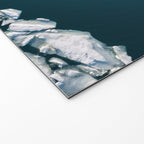 Minimalist Ice Bergs in the blue Ocean Welcome Mat Gallery Image 2