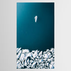 Minimalist Ice Bergs in the blue Ocean Tablecloth Gallery Image 2