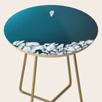 Minimalist Ice Bergs in the blue Ocean Side Table Gallery Image 2