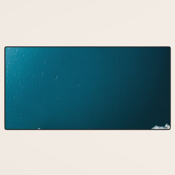 Minimalist Ice Bergs in the blue Ocean Desk Mat Gallery Image 3