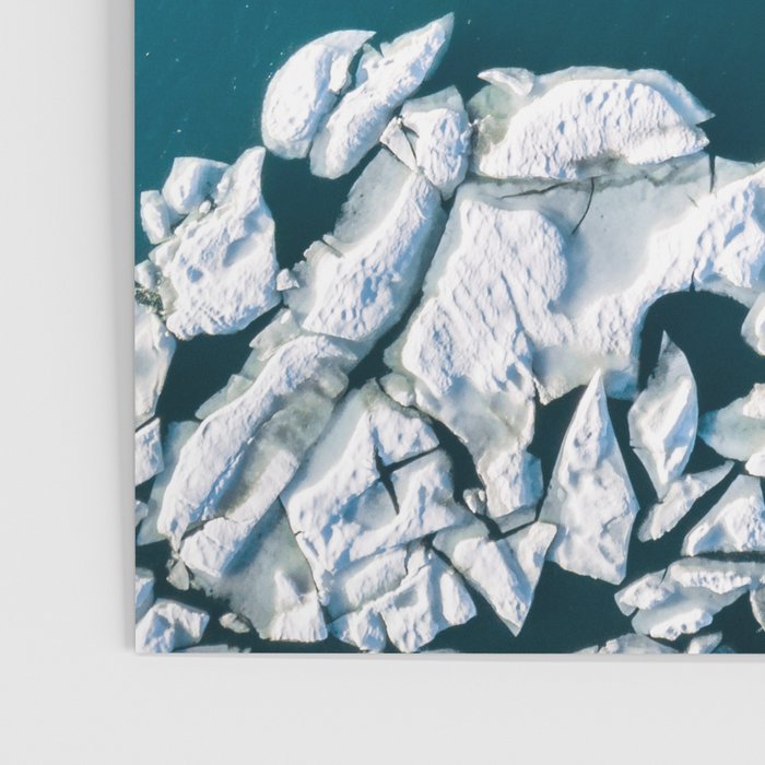 Minimalist Ice Bergs in the blue Ocean Poster Gallery Image 3