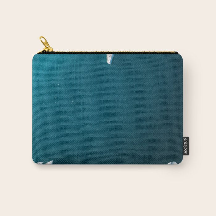 Minimalist Ice Bergs in the blue Ocean Carry All Pouch Gallery Image 1