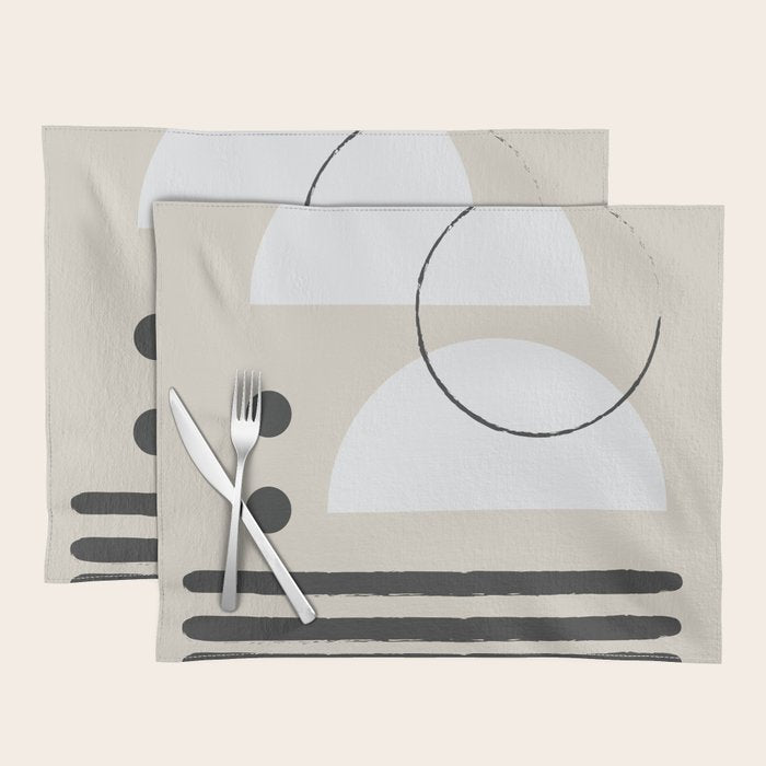 Abstract Modern Art Placemat Gallery Image 1