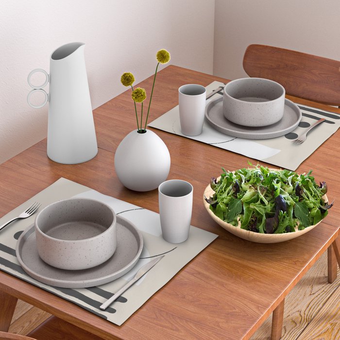 Abstract Modern Art Placemat Gallery Image 2