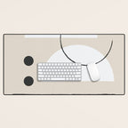 Abstract Modern Art Desk Mat Gallery Image 1