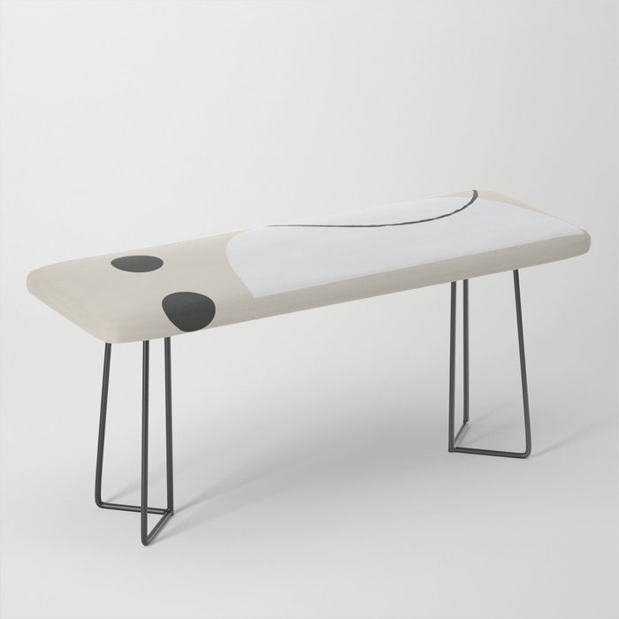 Abstract Modern Art Bench Gallery Image 1