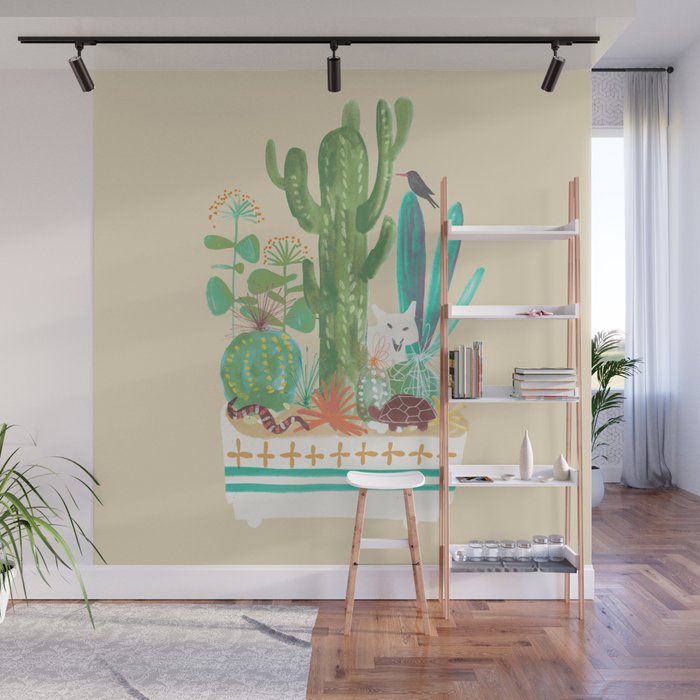 Desert planter Wall Mural Gallery Image 1