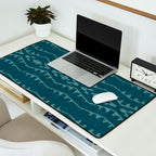 Country Western Pattern in Teal Desk Mat Gallery Image 2