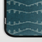 Country Western Pattern in Teal Laptop Sleeve Gallery Image 3