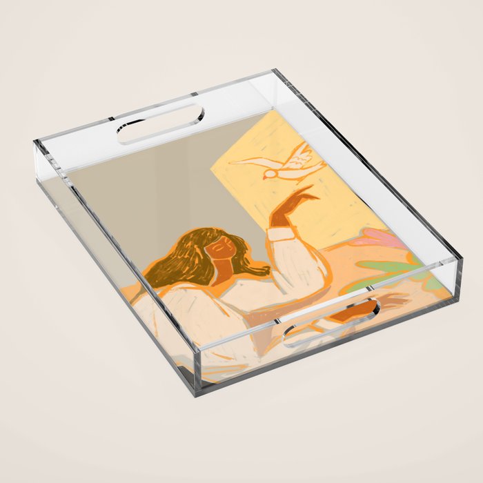 Free Bird Acrylic Tray Gallery Image 1