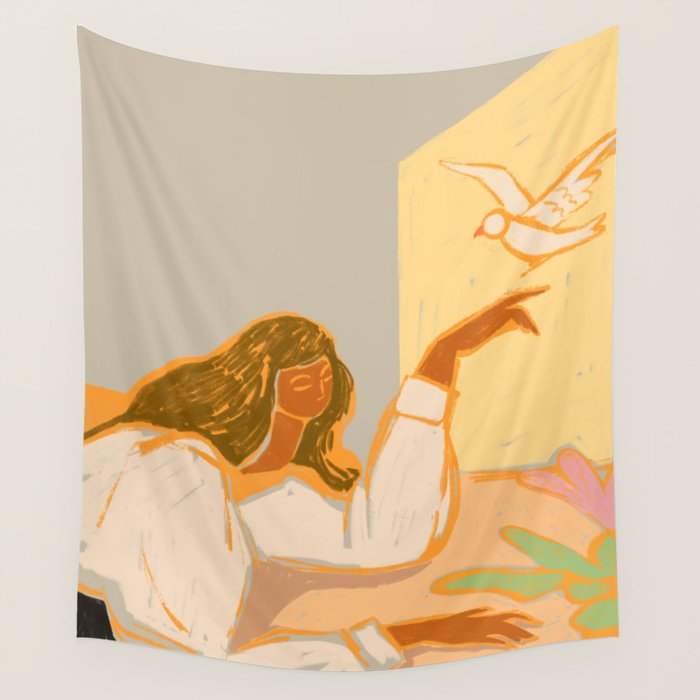 Free Bird Wall Tapestry Gallery Image 4