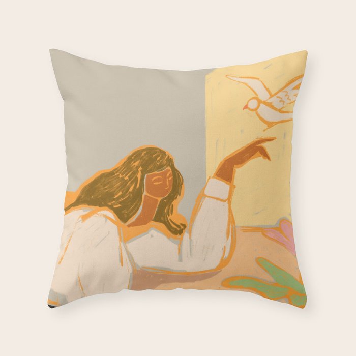 Free Bird Throw Pillow Gallery Image 6