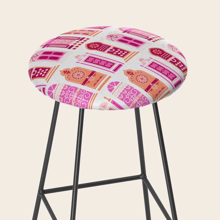 Moroccan Doors - Peach Palette Stool Gallery Image 2