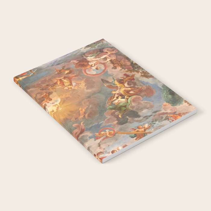 Renaissance Painting Cherubs Rome Fresco Ceiling Notebook Gallery Image 1