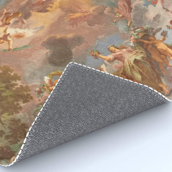Renaissance Painting Cherubs Rome Fresco Ceiling Rug Gallery Image 4