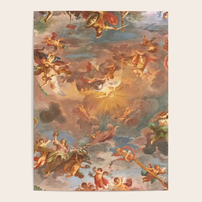 Renaissance Painting Cherubs Rome Fresco Ceiling Poster Gallery Image 1