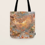 Renaissance Painting Cherubs Rome Fresco Ceiling Tote Bag Gallery Image 1