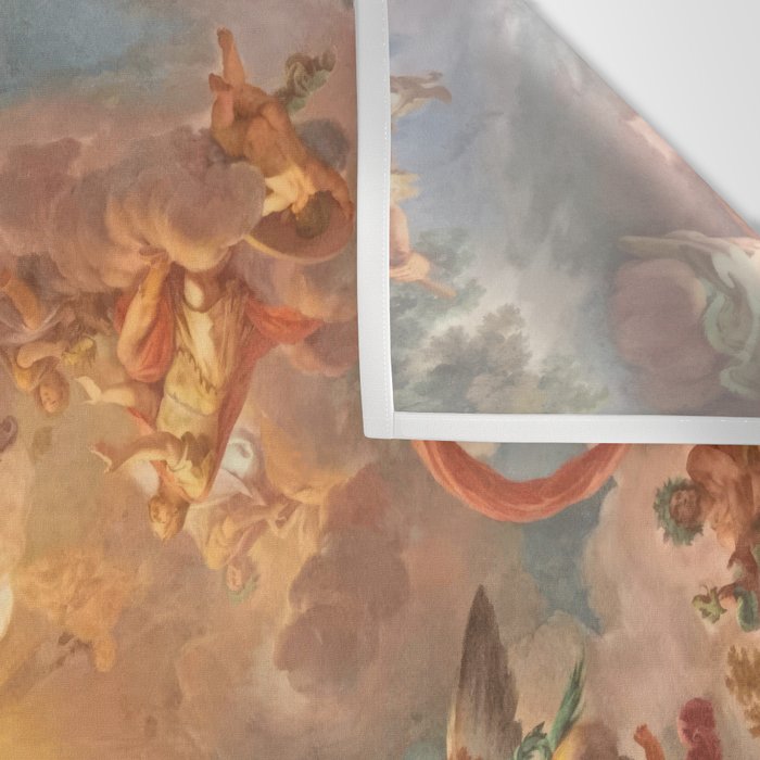 Renaissance Painting Cherubs Rome Fresco Ceiling Wall Tapestry Gallery Image 3
