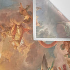 Renaissance Painting Cherubs Rome Fresco Ceiling Wall Tapestry Gallery Image 3