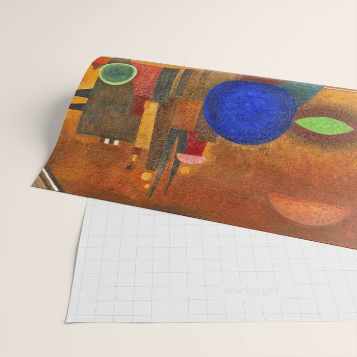 Wassily Kandinsky "Brown silence" (1925) Wrapping Paper Gallery Image 2