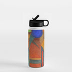 Wassily Kandinsky "Brown silence" (1925) Water Bottle Gallery Image 1
