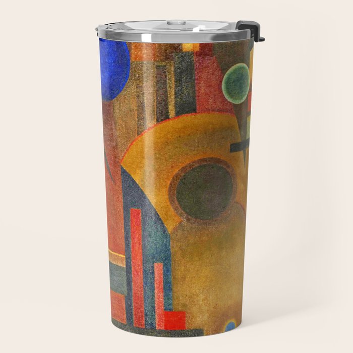 Wassily Kandinsky "Brown silence" (1925) Travel Mug Gallery Image 2
