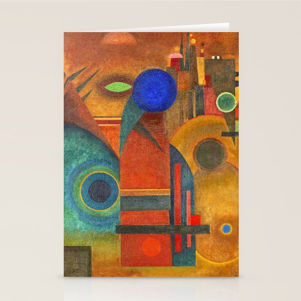 Wassily Kandinsky "Brown silence" (1925) Stationery Card Gallery Image 1
