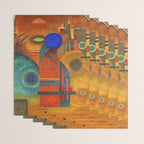 Wassily Kandinsky "Brown silence" (1925) Wrapping Paper Gallery Image 3