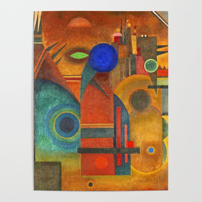 Wassily Kandinsky "Brown silence" (1925) Poster Gallery Image 4