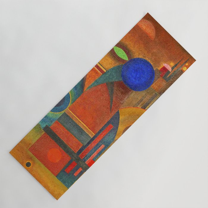 Wassily Kandinsky "Brown silence" (1925) Yoga Mat Gallery Image 1