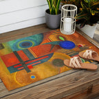 Wassily Kandinsky "Brown silence" (1925) Outdoor Rug Gallery Image 2