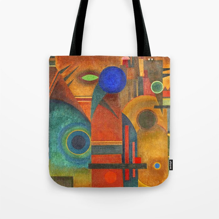 Wassily Kandinsky "Brown silence" (1925) Tote Bag Gallery Image 1