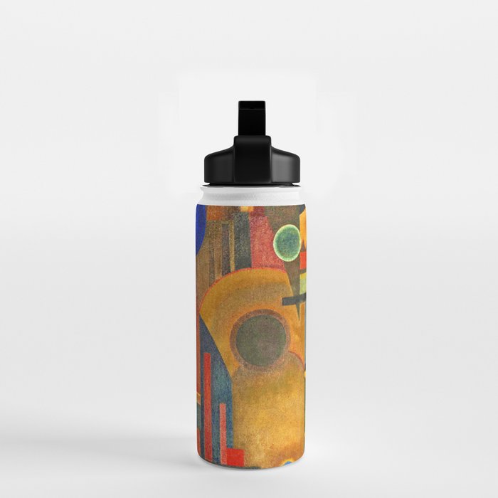 Wassily Kandinsky "Brown silence" (1925) Water Bottle Gallery Image 2